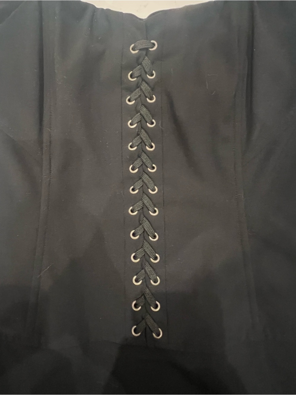 The Limited Black Strapless Lace-Up Sheath Dress - Picture 4 of 4